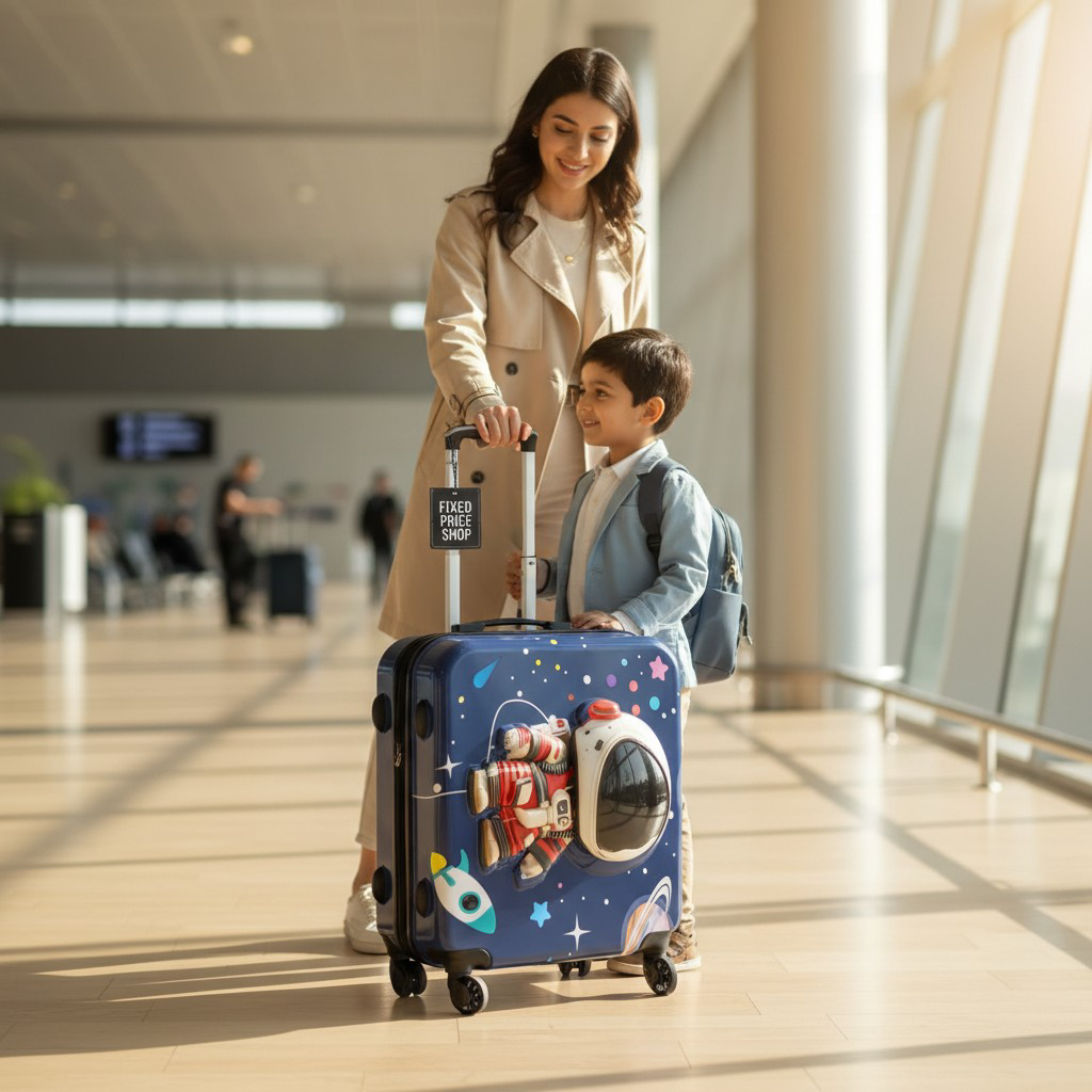 Imported Kids Luggage Trolley Bags