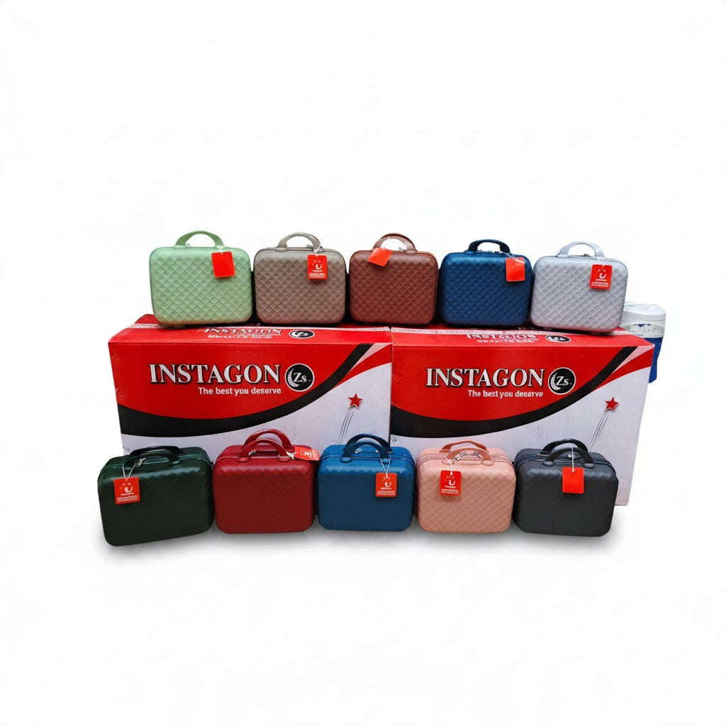 Instagon Hard Shell Travel Vanity Case
