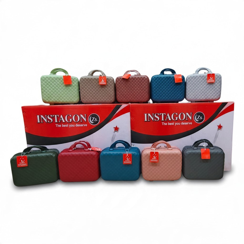 Instagon Hard Shell Travel Vanity Case