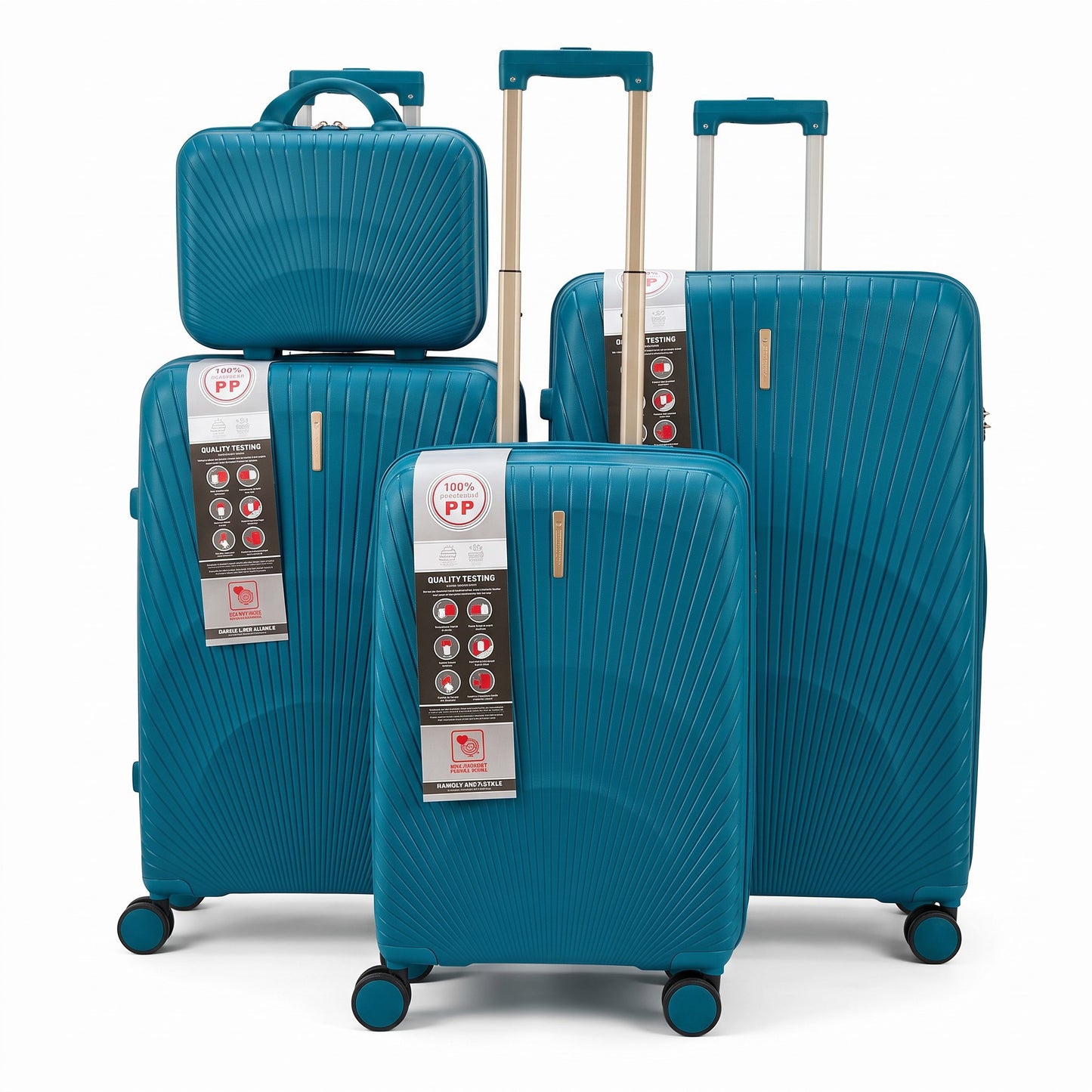 Delsey PP Luggage Set – Extended Colors (20+24+28 + Makeup Box)