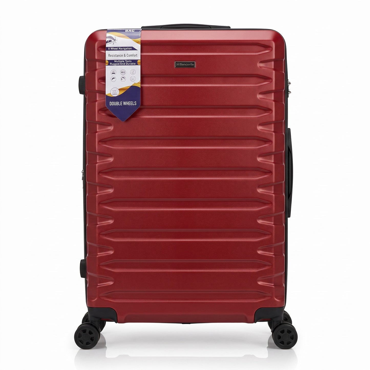 Bencardo Durable Hardshell Rolling Travel Suitcase