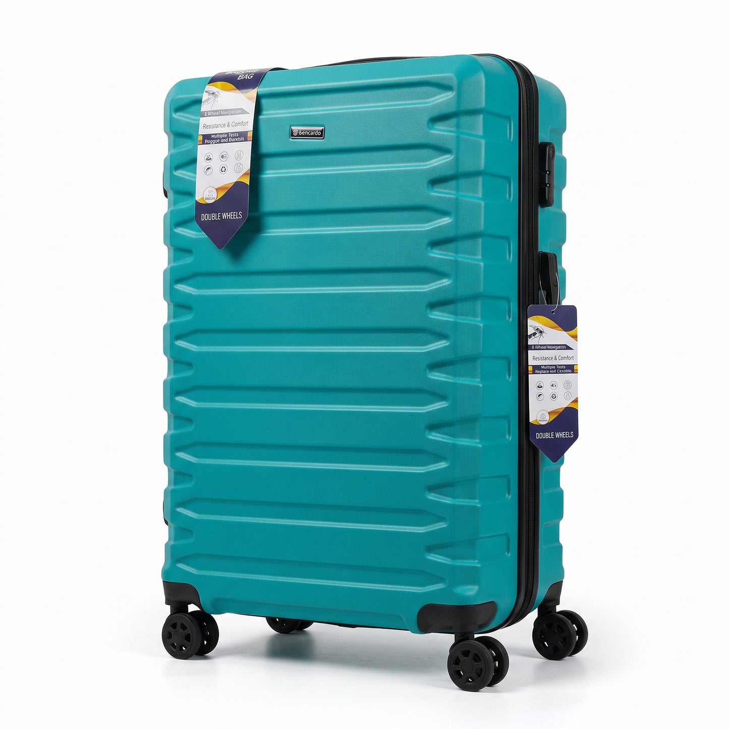 Bencardo Durable Hardshell Rolling Travel Suitcase