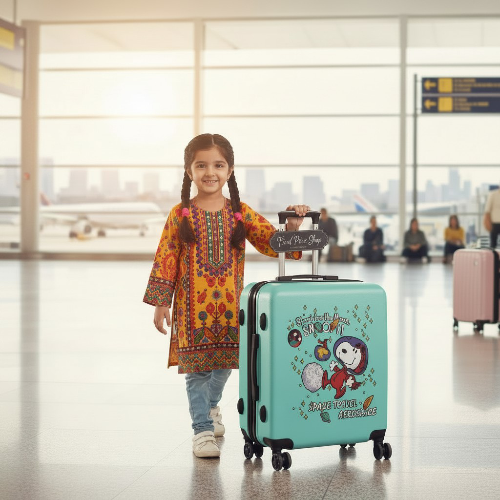 Imported Kids Luggage Trolley Bags