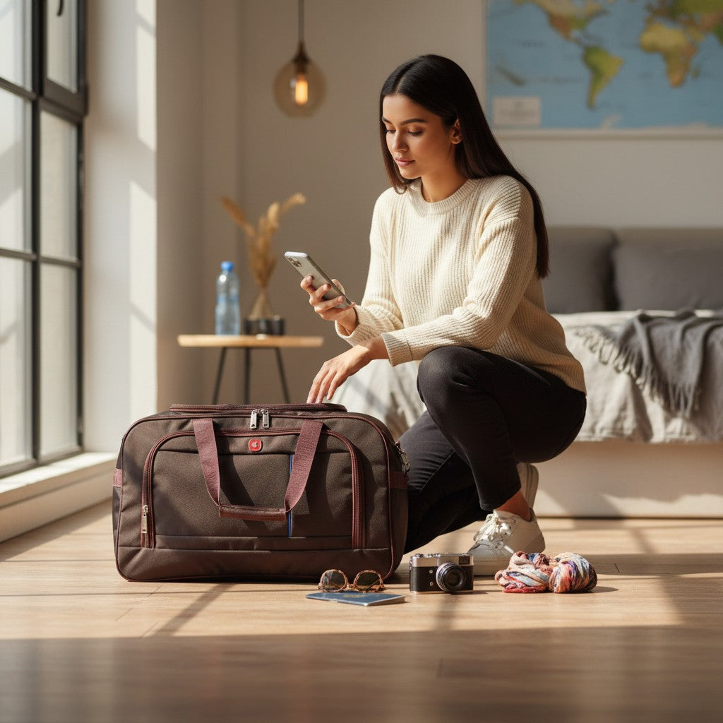 D shaped duffle bags HW
