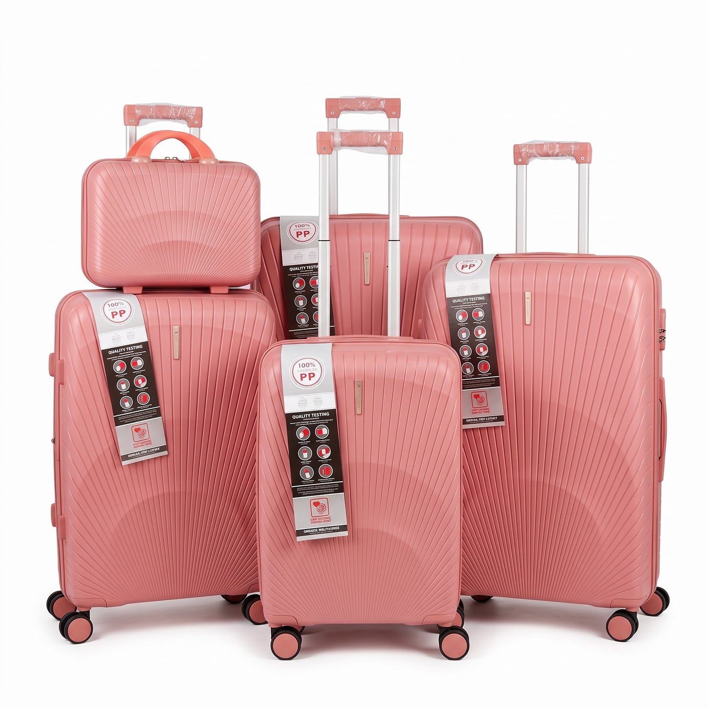 Delsey PP Luggage Set – Extended Colors (20+24+28 + Makeup Box)