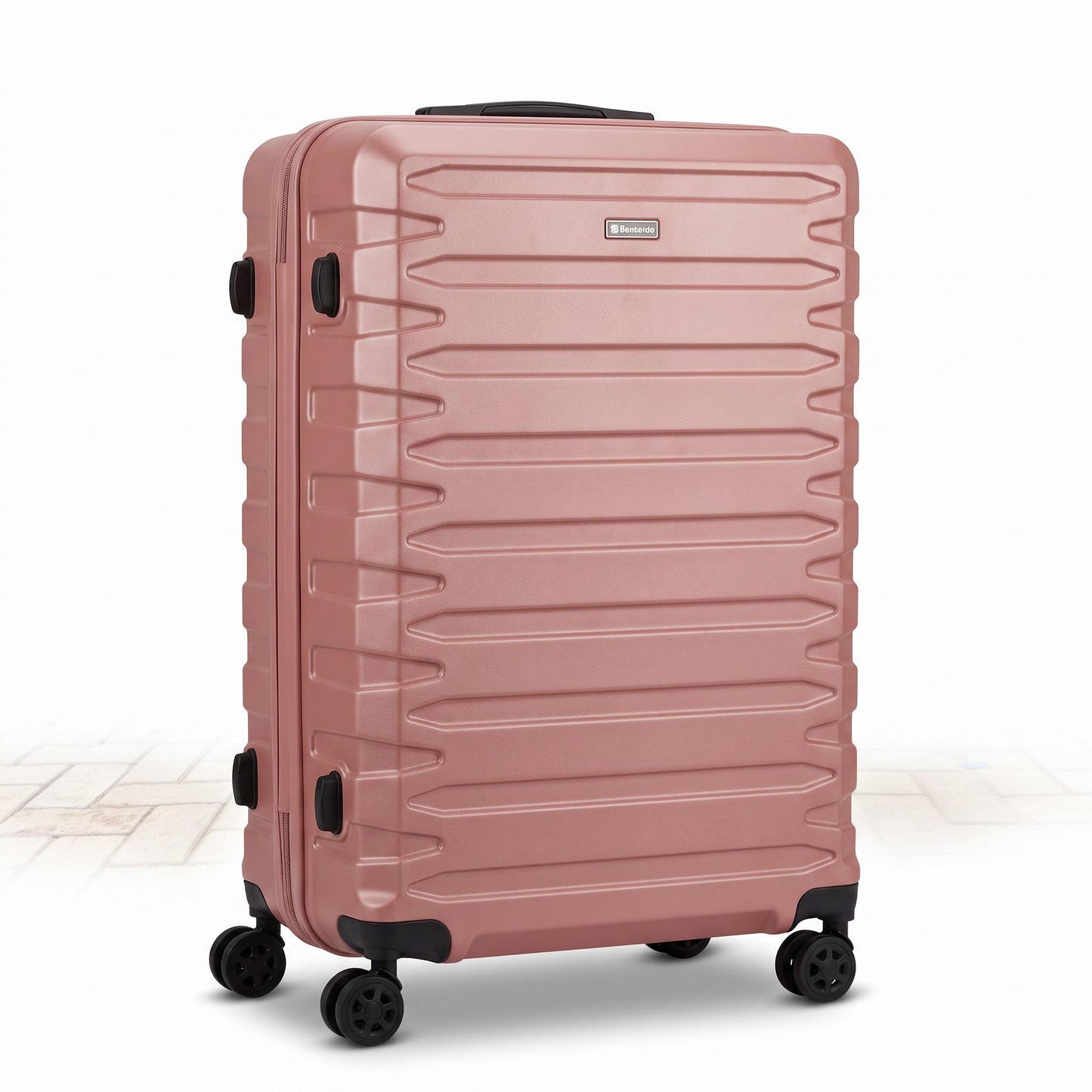 Bencardo Durable Hardshell Rolling Travel Suitcase